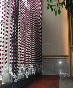 欧式家装客厅珠子门帘装修设计效果图