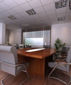 中小型会议室美时办公家具设计效果图