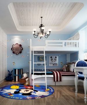 美式风格儿童房家具设计效果图