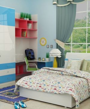 最新现代风格10平米儿童房衣柜设计效果图大全
