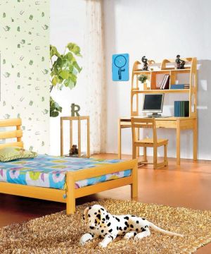 可爱儿童房间原木色家具设计图片大全
