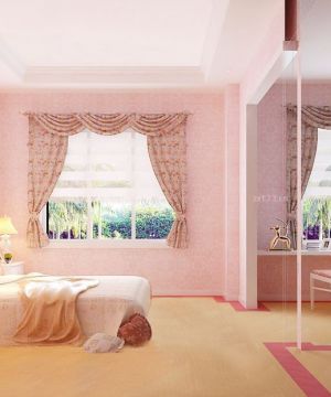 卧室小花窗帘设计图片大全