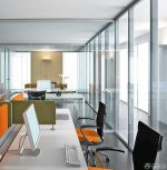 2023最新现代写字楼办公桌椅布局效果图片