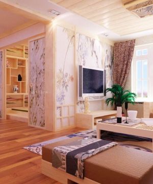 2023最新日式家装客厅室内装修案例