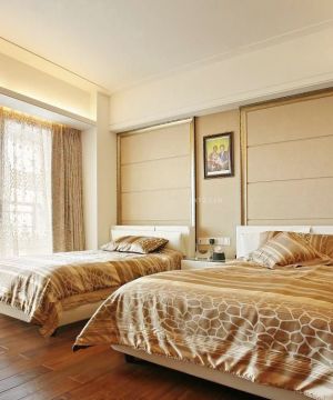 地中海风格酒店卧室飘窗设计效果图欣赏