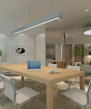 2023最新现代北欧风格办公室家具会议室桌椅摆放效果图