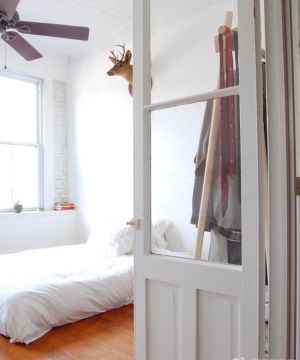 美式简约风格房屋学生公寓床设计效果图片
