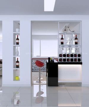 2023家装客厅装饰酒柜现代设计风格陈列图
