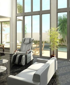 2023最新现代美式家具客厅按摩椅装修效果图