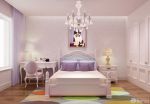 紫色优雅现代小户型创意儿童房间布置效果图欣赏