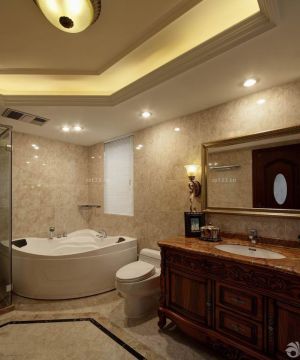 豪华瓷砖店面卫浴展厅设计效果图
