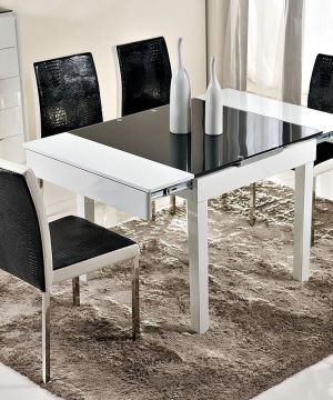 最新现代简约风格折叠餐桌装修效果图片大全