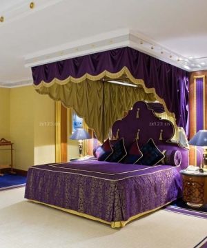 迪拜七星级酒店客房装修效果图