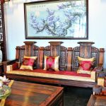 中国古典家具沙发坐垫效果图