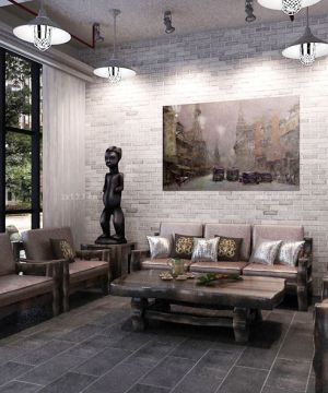 中式风格家庭私人会所组合沙发设计图片大全