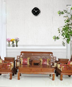 中式红木家具沙发坐垫效果图