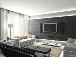 2013年最新现代简约小户型客厅装修设计图 