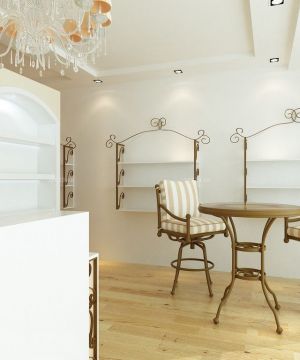 最新简欧风格小型美容院室内装潢设计图片
