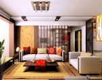 70平米房子新中式风格装修效果图片欣赏