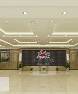 最新厂房大厅奢华欧式风格砖墙面装饰设计图
