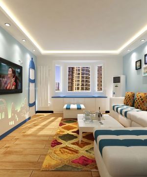 2023一室家装地中海风格装修设计实景图欣赏