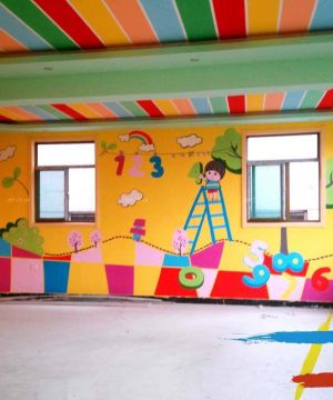 幼儿园墙体彩绘装修效果图欣赏