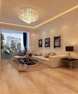 2023家装现代简约风格客厅转角沙发设计案例