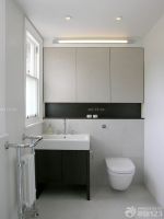 最新现代家装卫生间储物架设计效果图