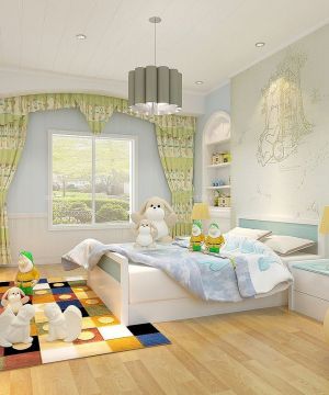2023欧式儿童房卧室装修设计效果图