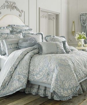 现代欧式家装卧室美式乡村床设计效果图