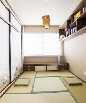 简约日式书房小书房装修图片