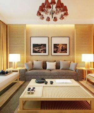日式客厅组合沙发设计图片2023
