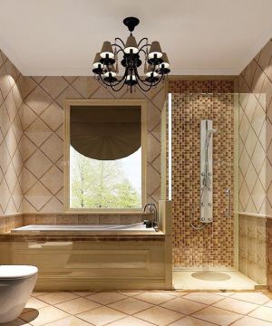 最新简欧风格浴室墙面马赛克瓷砖贴图