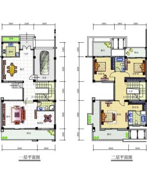 2023独栋120平米小别墅平面图设计