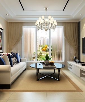  家装现代风格客厅休闲家具设计效果图