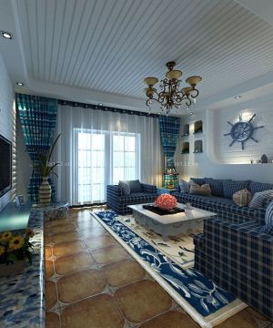 110平米家庭地中海风格装修效果图片