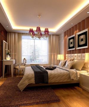 2023现代风格130平米卧室装饰样板房