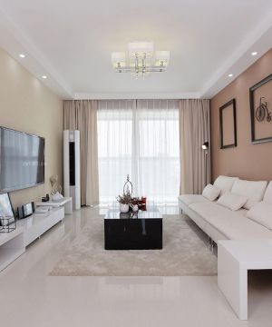 最新80多平米便宜的白色家具装修效果图片