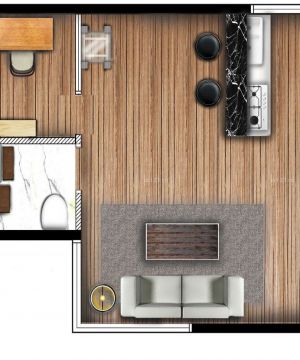 2023紧凑小户型酒店式公寓房屋设计平面图