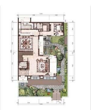 150平方私家花园别墅户型图大全2023