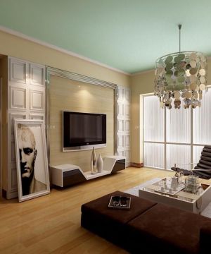 现代简约家装150平方米房子客厅装修效果图欣赏