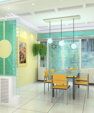150平方家庭餐厅现代简约风格装修设计效果图片