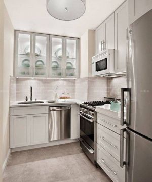 70平二居室厨房装修设计效果图 