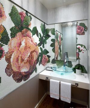 房子室内卫生间墙面装修设计效果图片