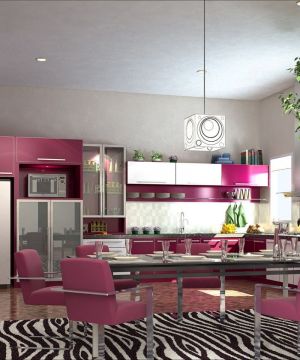 时尚2023年房屋开放式厨房装修效果图片