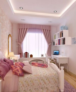 最新小型房屋女生卧室装修效果图