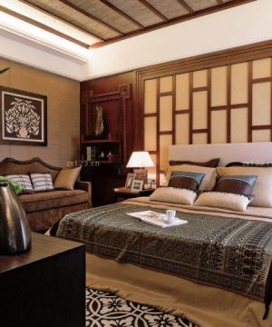 东南亚风格卧室装修效果图片