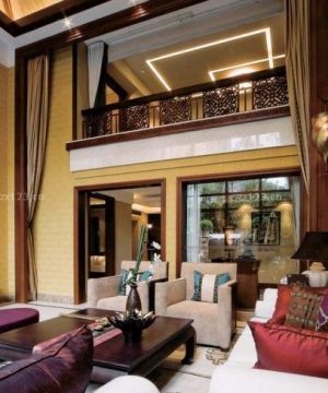 东南亚风格复式别墅装饰效果图欣赏