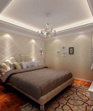 现代欧式小户型卧室壁灯装修图片大全