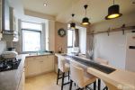 最新简约美式风格小房屋厨房吧台装修设计效果图大全